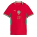 Marocco Ayoub El Kaabi #20 Prima Maglia Femmina Mondiali 2026 Manica Corta